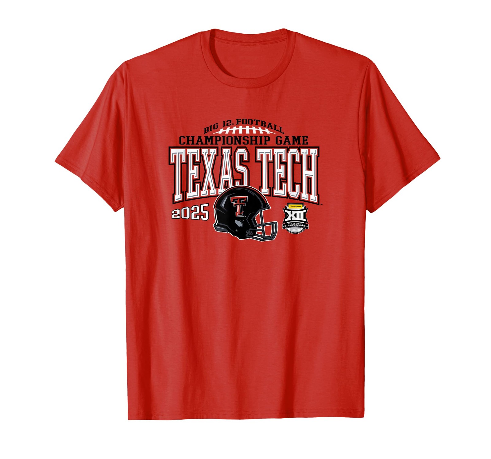 Elite Authentics Texas Tech Red Raiders Big 12 Championship 2025 Football Red gallery