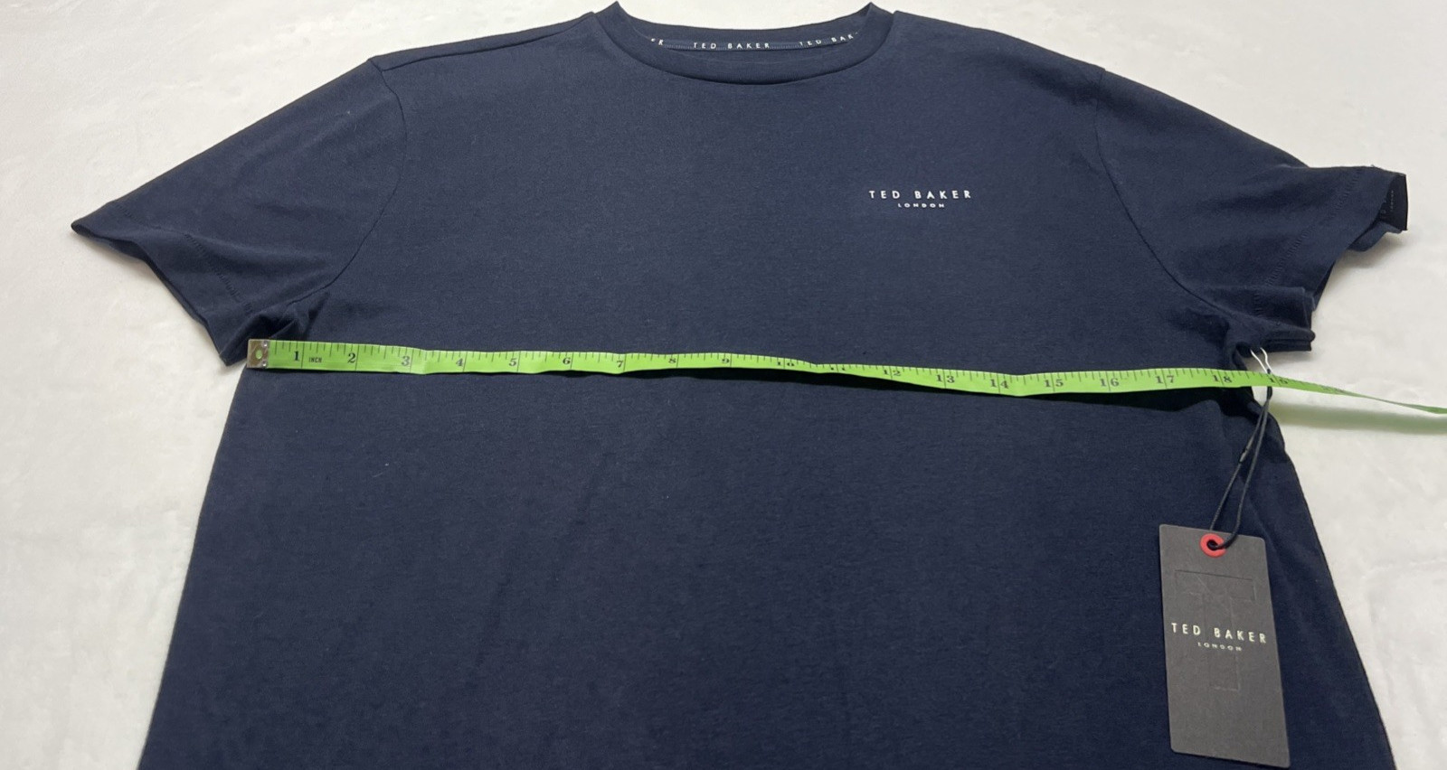 NWT Ted Baker Mens S London Logo Tee Lounge T-Shirt Navy Blue Short Sleeve gallery