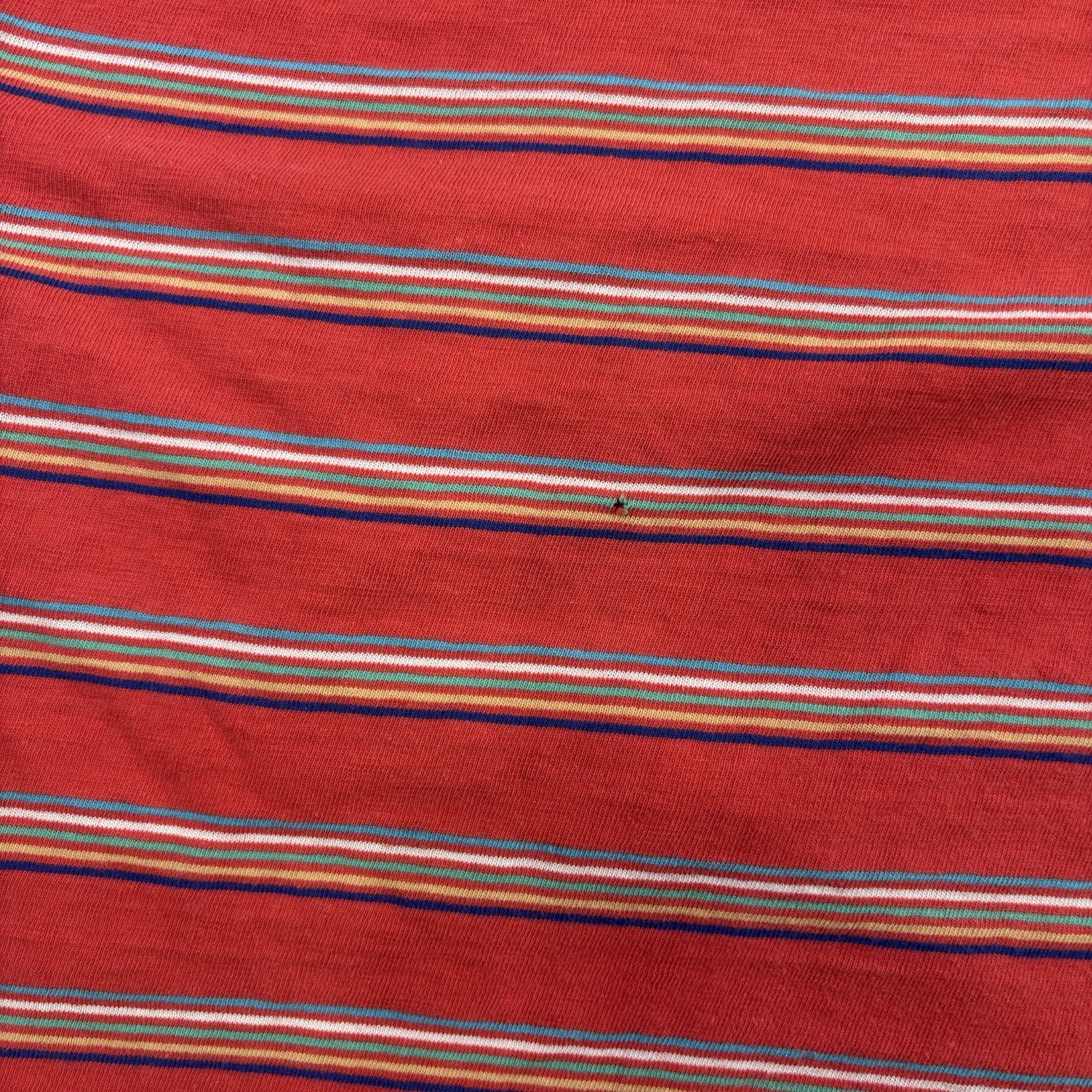 VTG 60s Clothes To You Red Striped Short Sleeve Single Stitch Shirt OSFA gallery