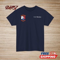 1st Battalion 25th Marine Regiment USMC Small Logo T-Shirt S to 5XL Made In USA