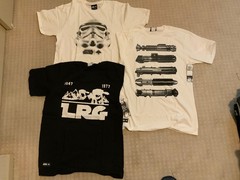 LRG Lifted Research Group “STAR WARS” Tee Shirts = CHOICE of GRAPHICS & SIZES