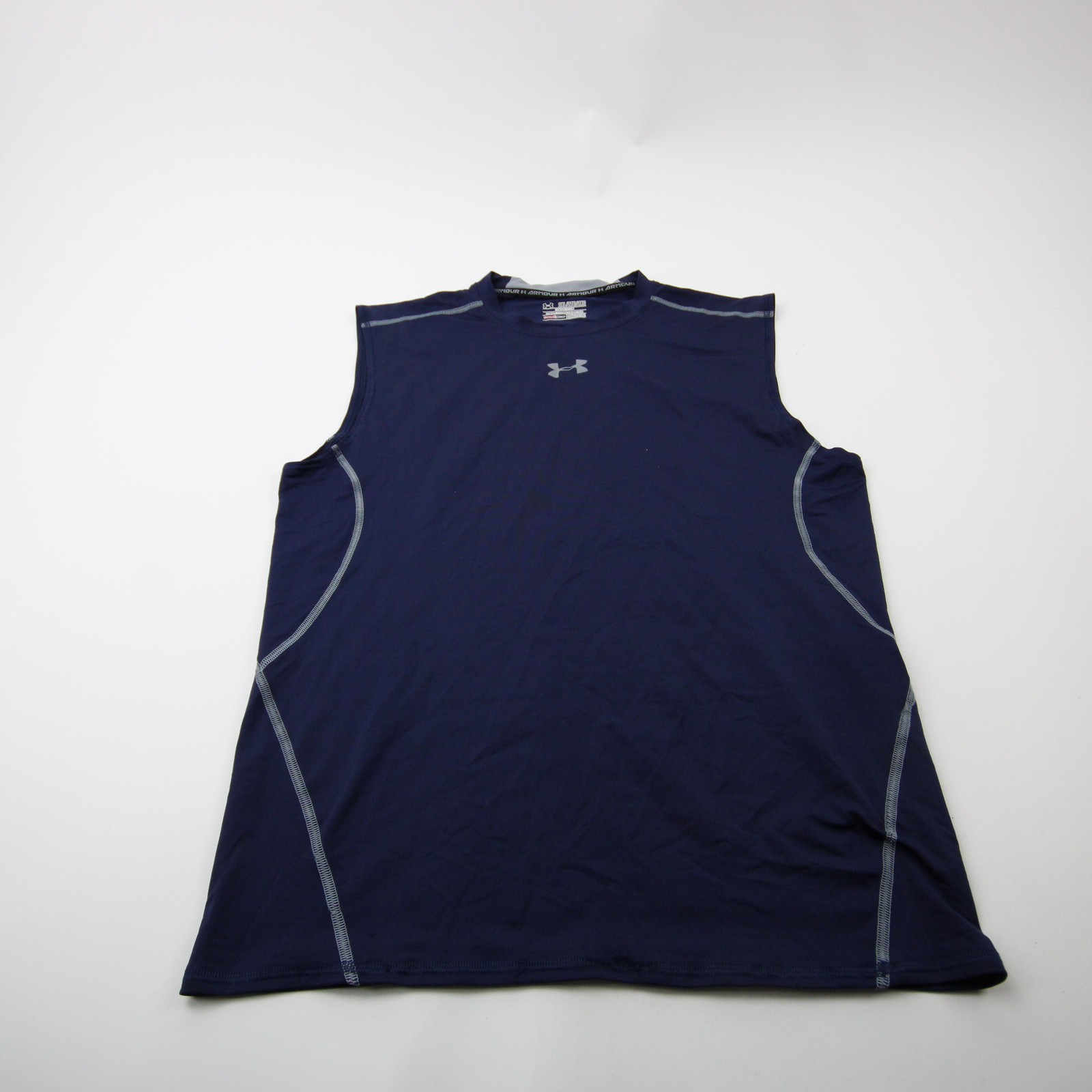 Under Armour HeatGear Sleeveless Shirt Men’s Navy Used XXL