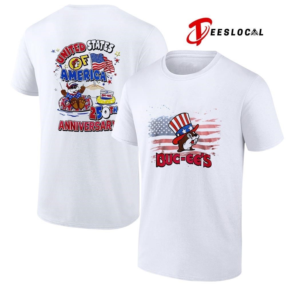 Buc ees United States America 250th anniversary Double-Sided T-Shirt S-5XL gallery
