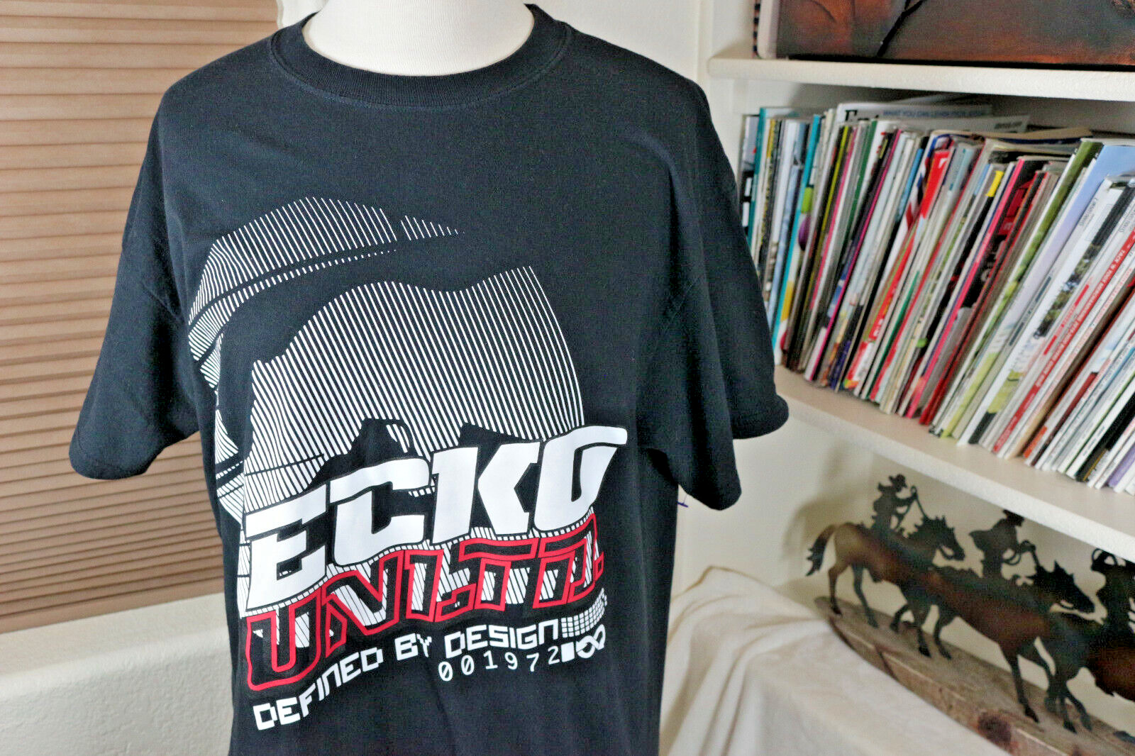 Echo Unlimited Mens Shirt Large Graphic Black Cotton Defined by Design Rhino gallery