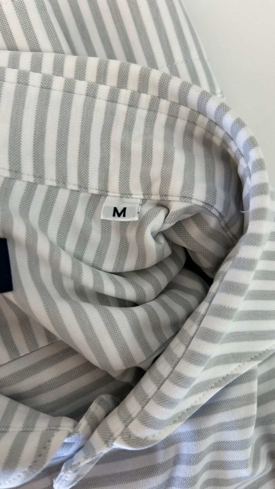 Bassano long sleeve grey stripe shirt. 60% cotton, 28% poliammide, 12% elastane. gallery
