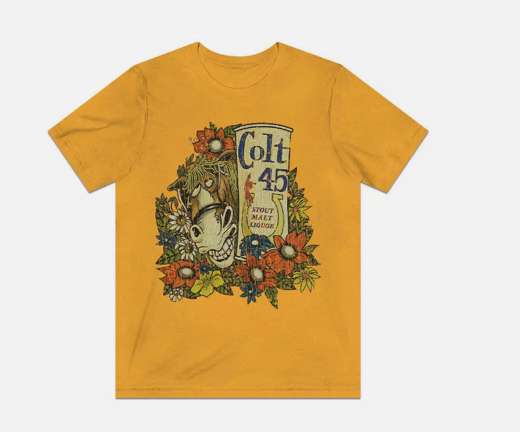 Colt 45 Party Mule 1982 Vintage Men's T-Shirt gallery