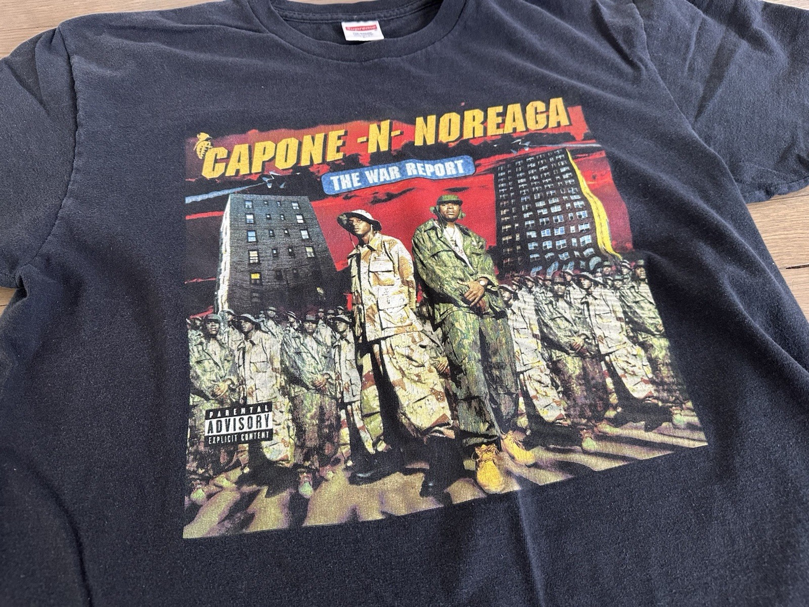 Fall/Winter 2016 Supreme Capone-N-Noreaga Rap Tee Shirt Size L gallery