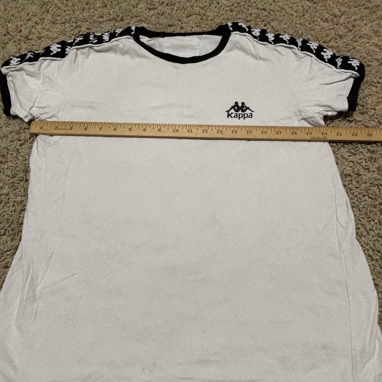 KAPPA 222 BANDA COEN Short Sleeve Graphic White T-Shirt Men’s Sz M gallery