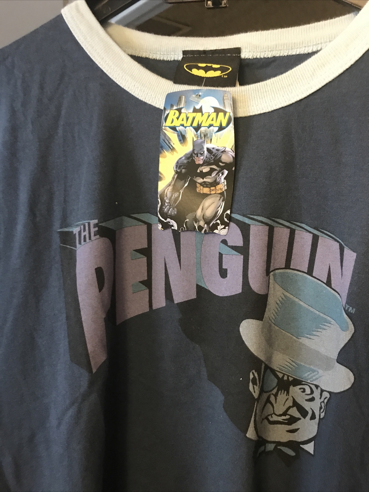 Batman Authentic Collectors Item Mens Penguin T-Shirt NWT gallery