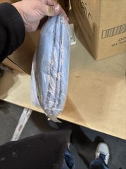 6 Pieces 3xL New Individually Wrapped Baby Blue V-neck (excellent For Resale)
