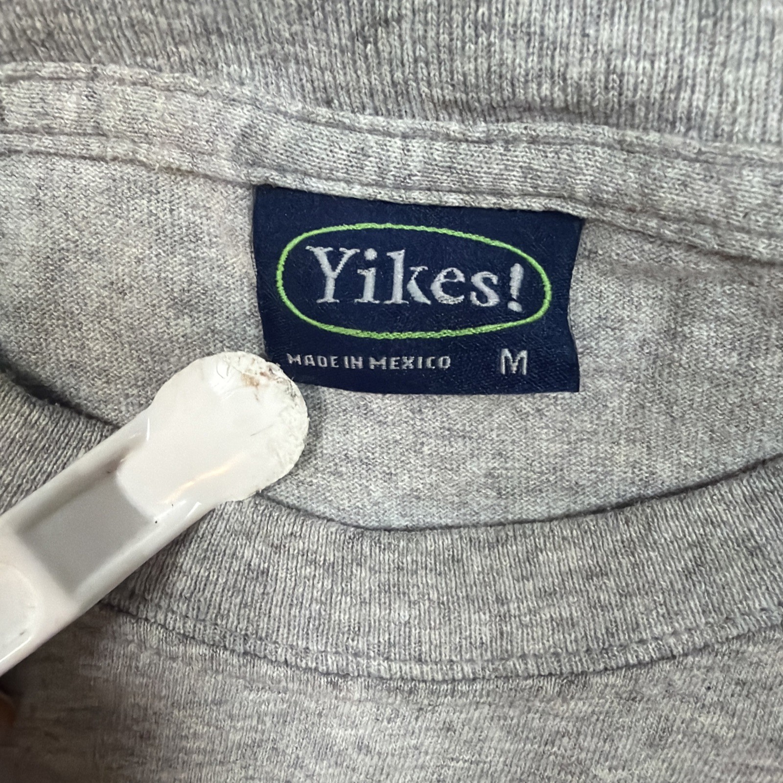 Vintage 90s Yikes Graphic T Mens M Gray Penn State University Cotton Blend gallery