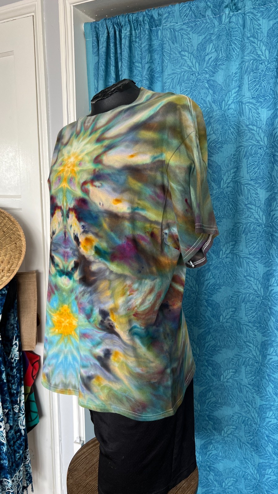 NEW Deity Ice Tie Dye T-Shirt, Unisex XL SS Crew TRIPPY! gallery