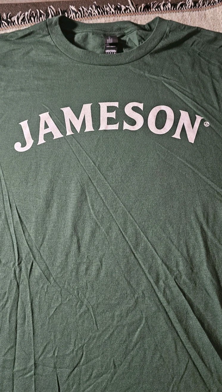 Jameson Irish Whiskey T-Shirt Adult XL Unisex Cotton Dark/Forrest Green gallery