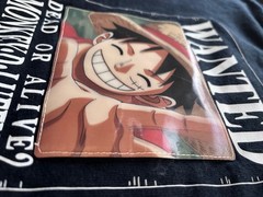 One Piece Monkey D Luffy Wanted Poster Graphics BLACK Tshirt – Men’s Sz M