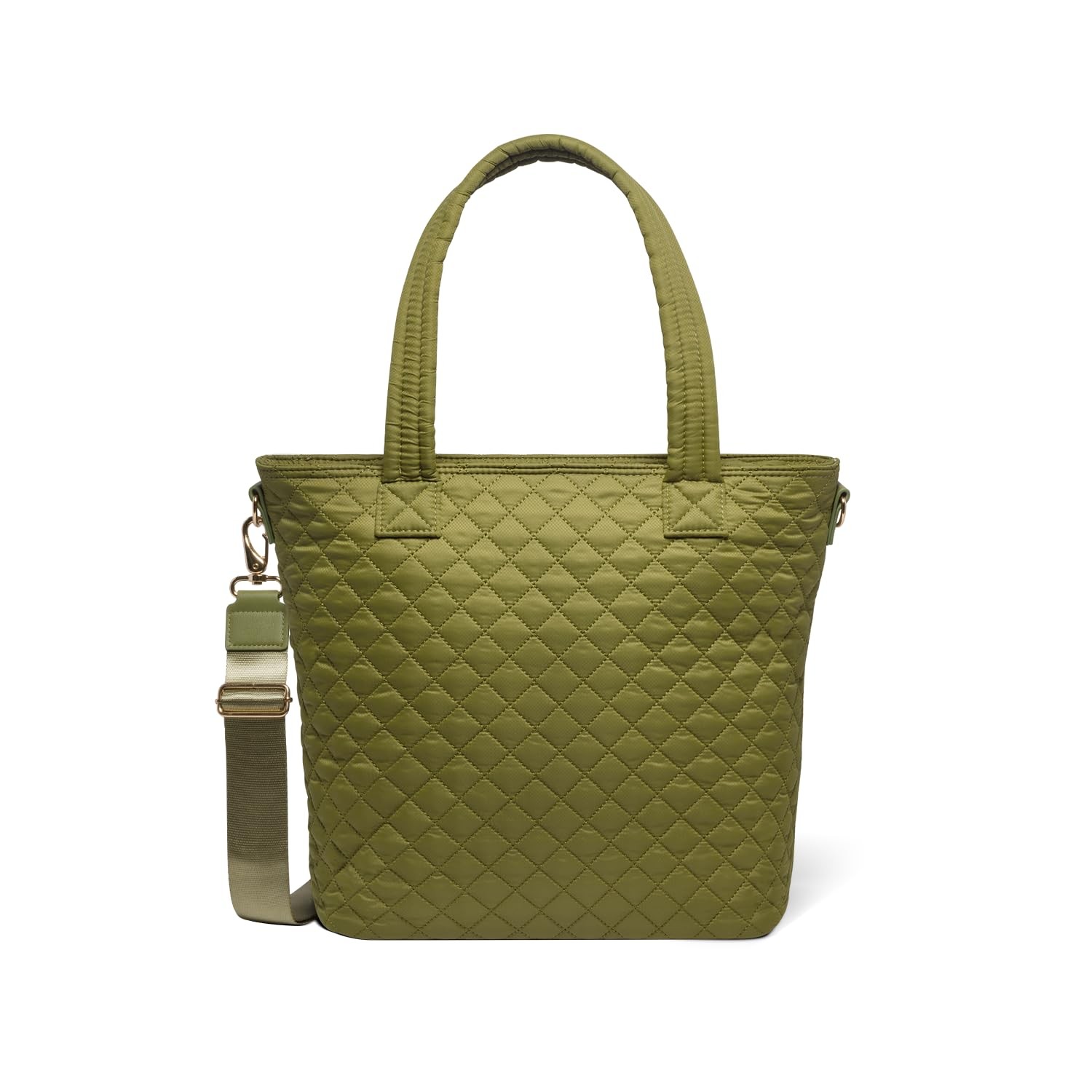 Quilted Tote Bag for Women | Medium Tote Purse with Compartments & Laptop Sle... gallery