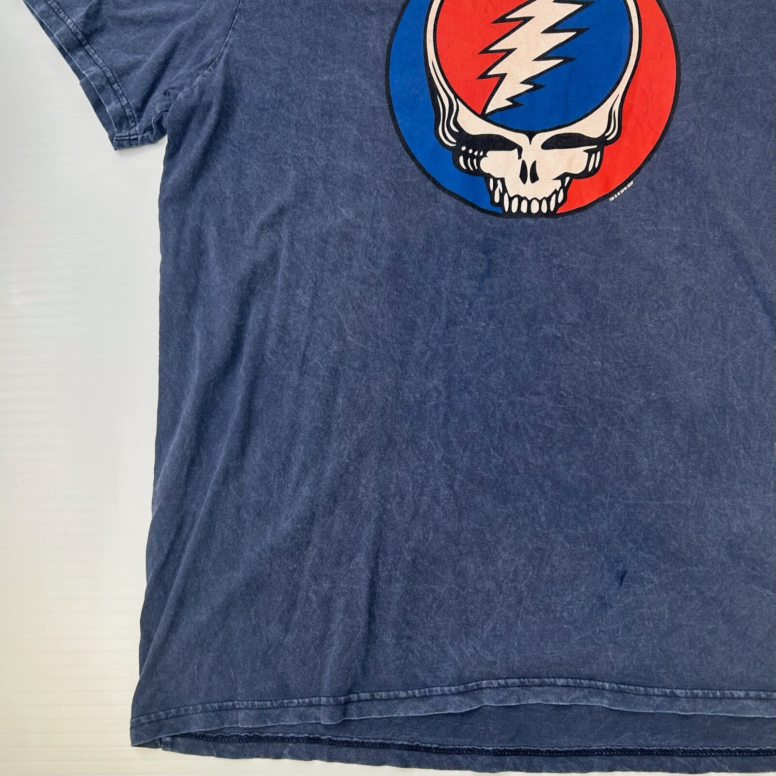 Grateful Dead Shirt Men XXL Classic Head Logo Skull Distress Retro Work Party Go gallery