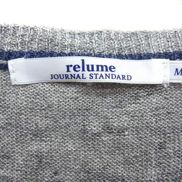 JOURNAL STANDARD relume Summer knit cut and sew Tshirt crew neck melange ribbed gallery