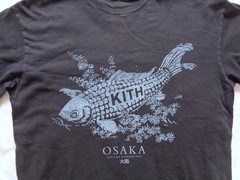 25SS KITH OSAKA KOI FISH TEE SIZE M VINTAGE BLACK MENS T-SHIRTS Japan Exclusive