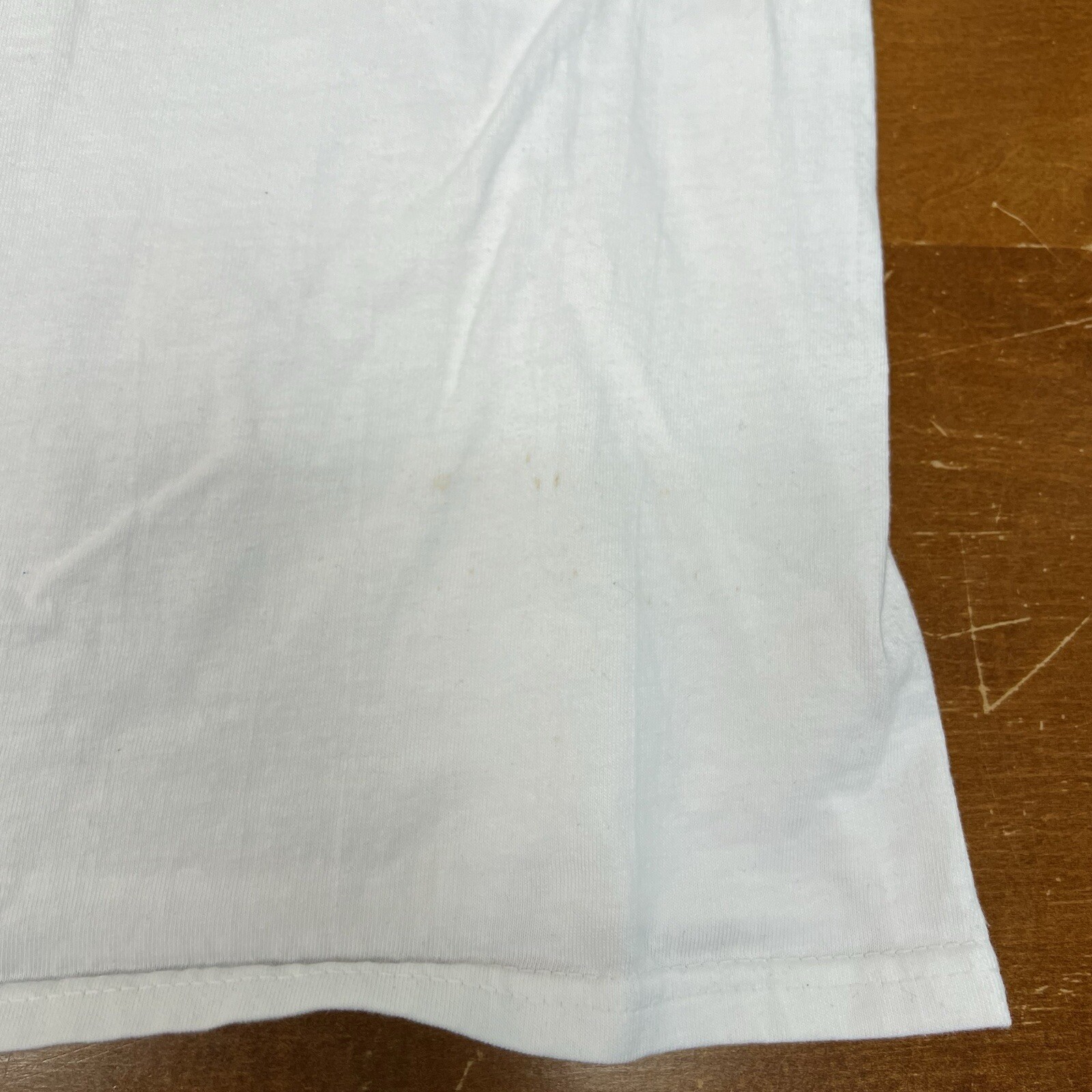 Vintage Hanes Shirt Mens Extra Large White Short Sleeve Banana Boat Sun Screen gallery