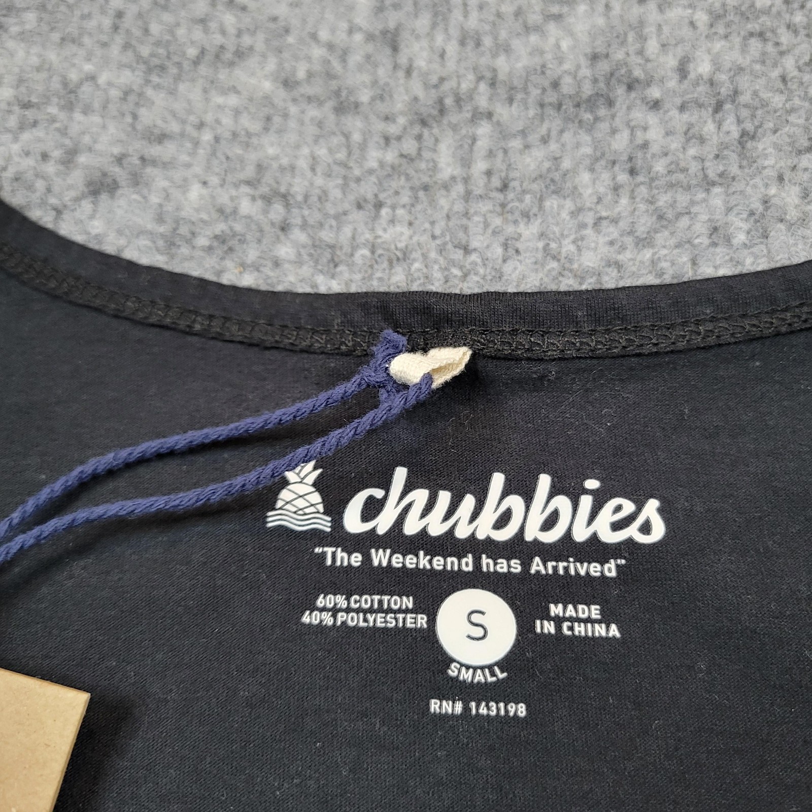 Chubbies Shirt Mens Small Black Neon Dream Tank Top Tropical Beach Graphic Tee gallery