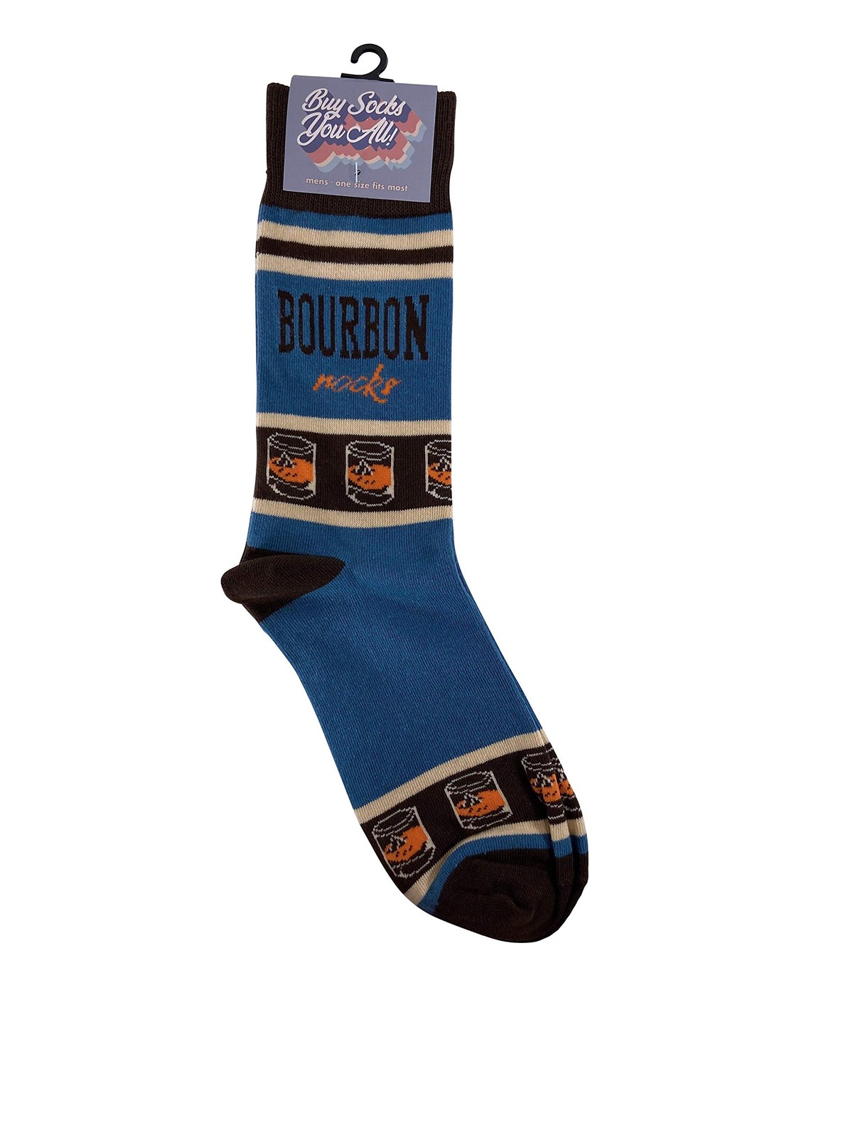 Bourbon Rocks Men's Socks | Bourbon Gift for Men Funny Novelty Fashion Dress ... gallery
