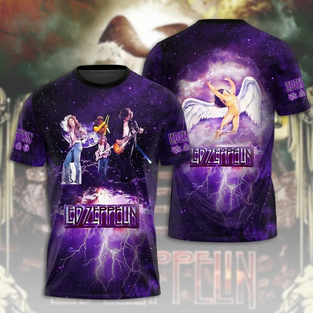 Led Zeppelin 3D Apparel Gift xmas shirt D9O1