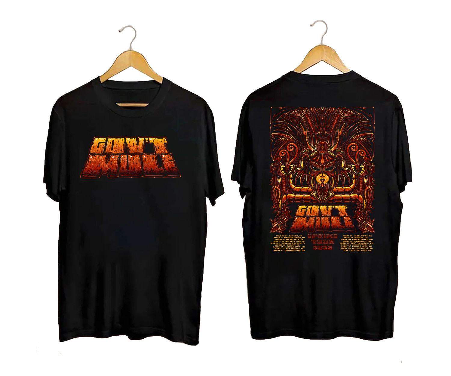 Gov’t Mule Spring Tour 2026 T-Shirt Concert Band Graphic Tee gallery