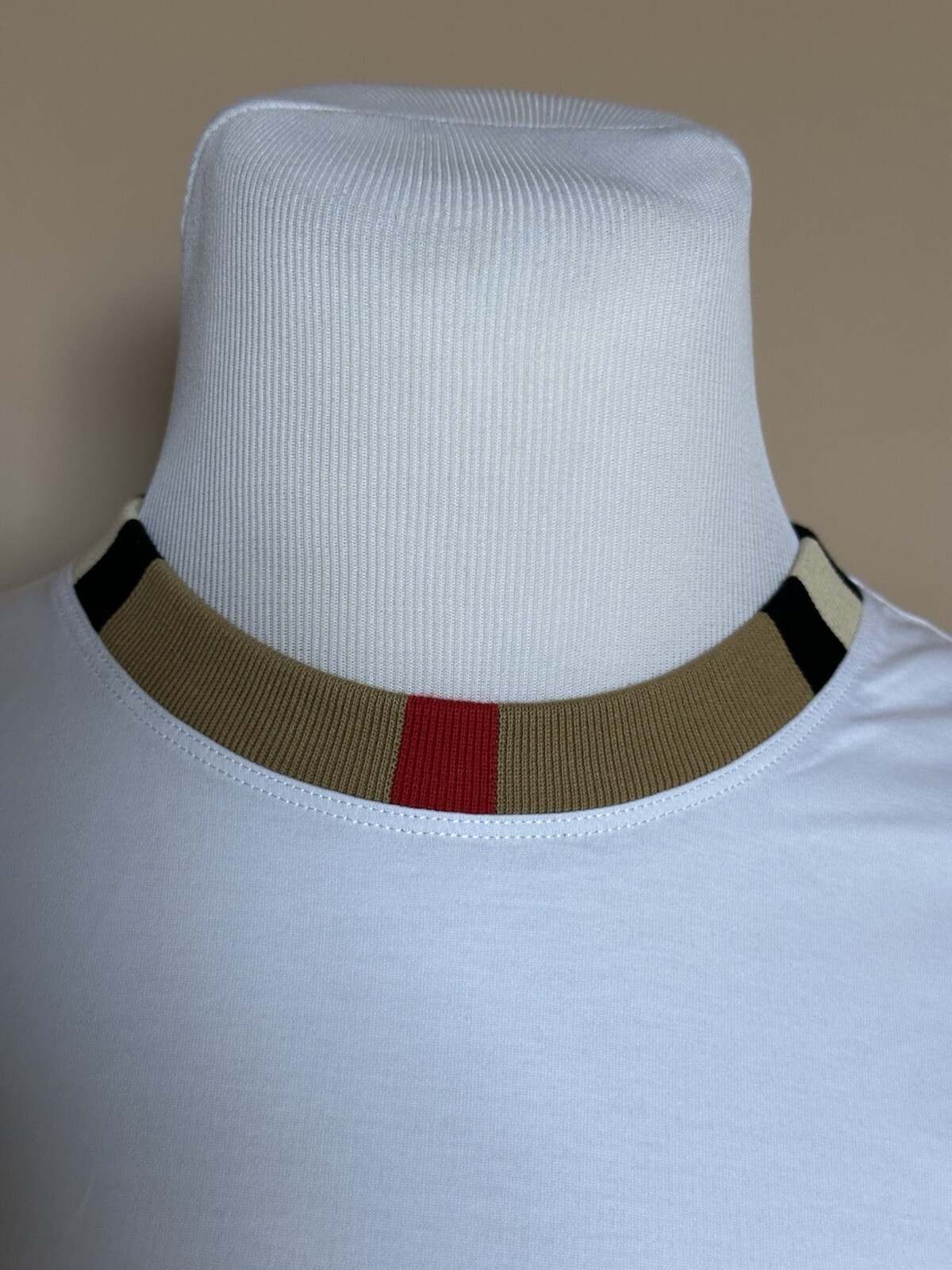 Burberry Jayson White Cotton T-shirt L (Oversized) 8078115 NWT $370 gallery
