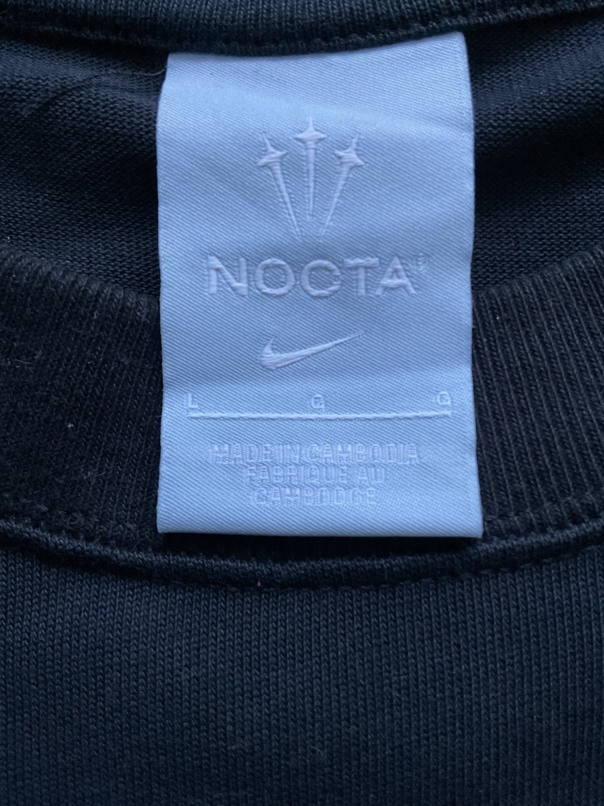 Nike x NOCTA Drake Running T-Shirt Forza Mens Size Large Black NWOT gallery