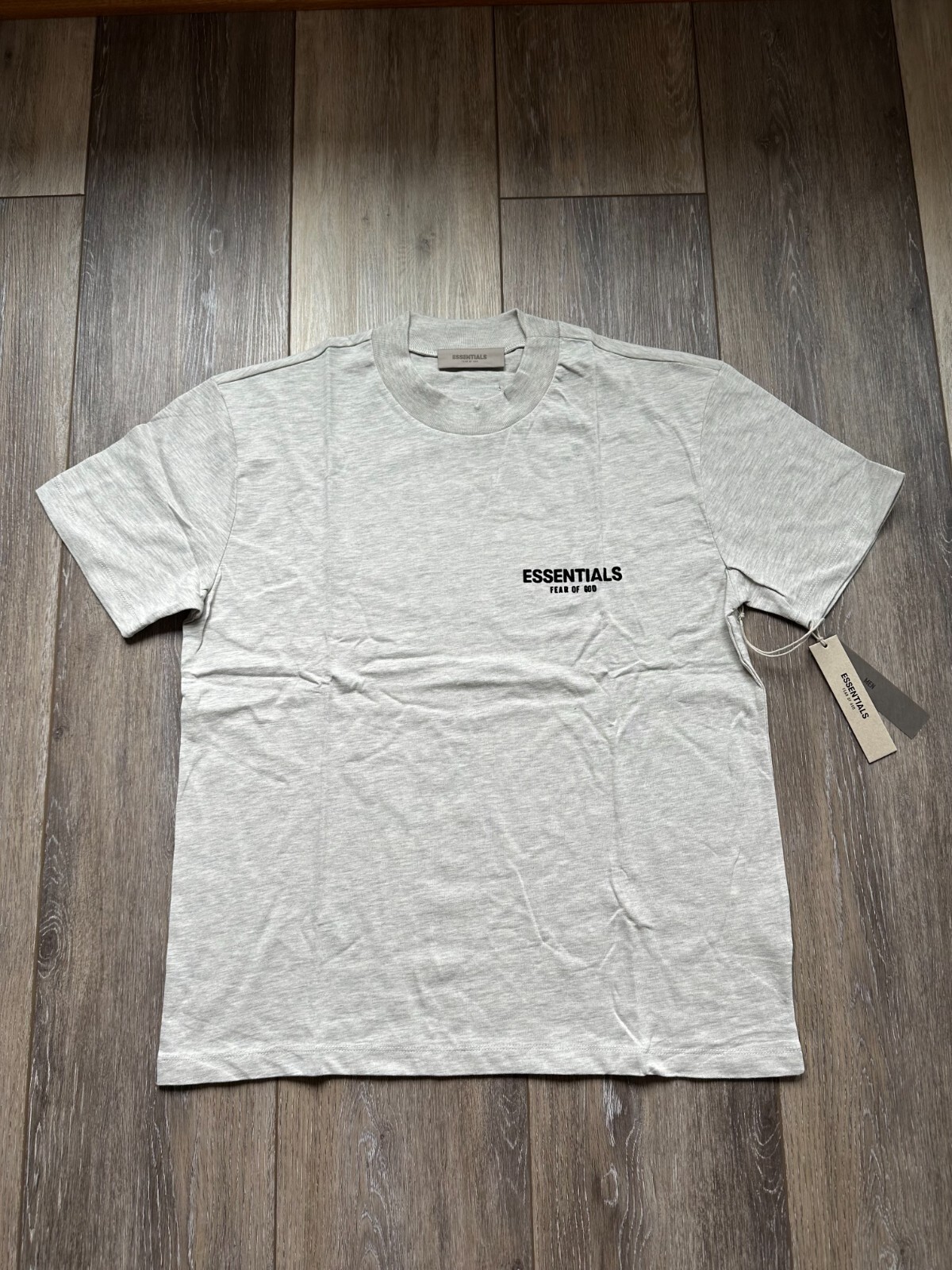 Fear of God Essentials Light Oatmeal Short Sleeve T-Shirt Sizes: XS-XXL gallery