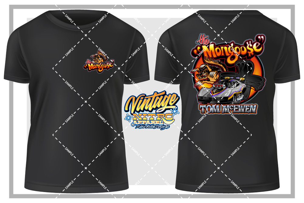 Tom the MONGOOSE McEwen 76 TOON Funny Car (317) T-Shirt