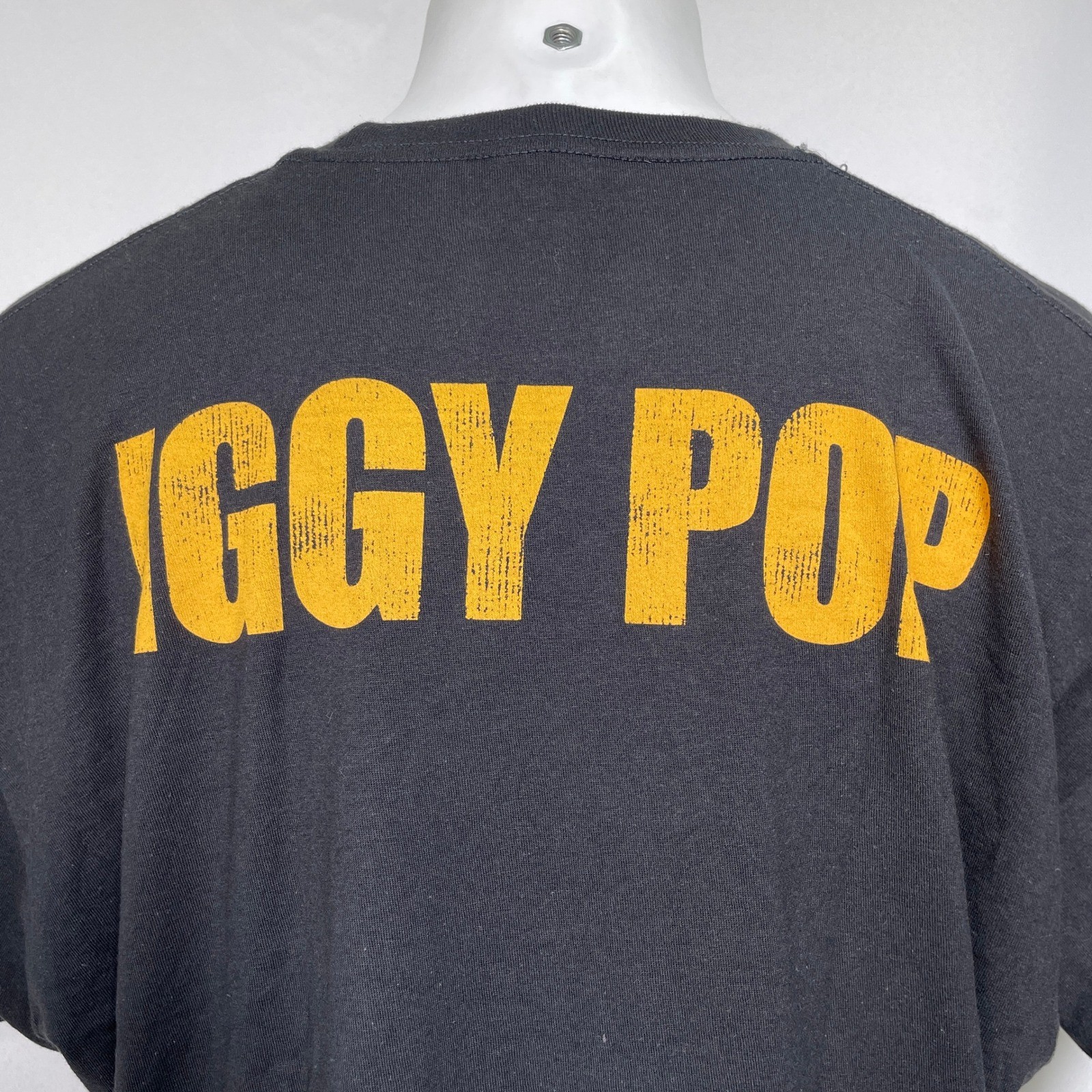 Iggy Pop The Stooges Punk Rock Music Thread Shop Black T-Shirt Men's 2XL gallery