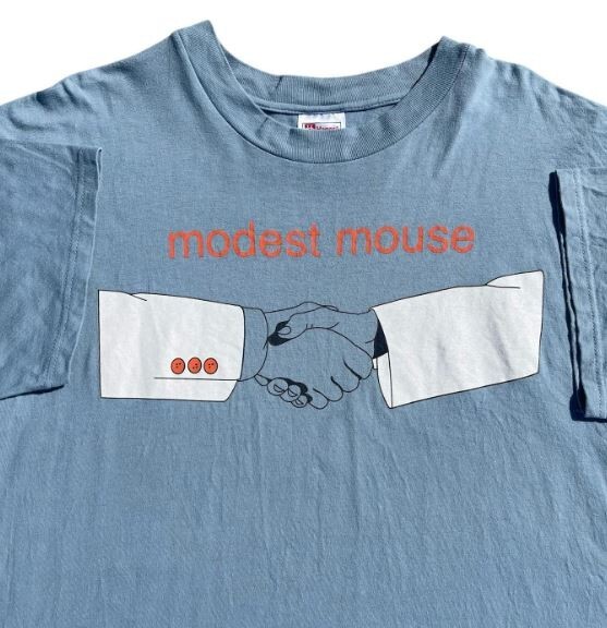 90s Modest Mouse band Light Blue Unisex Short Sleeve T shirt Vtg gallery