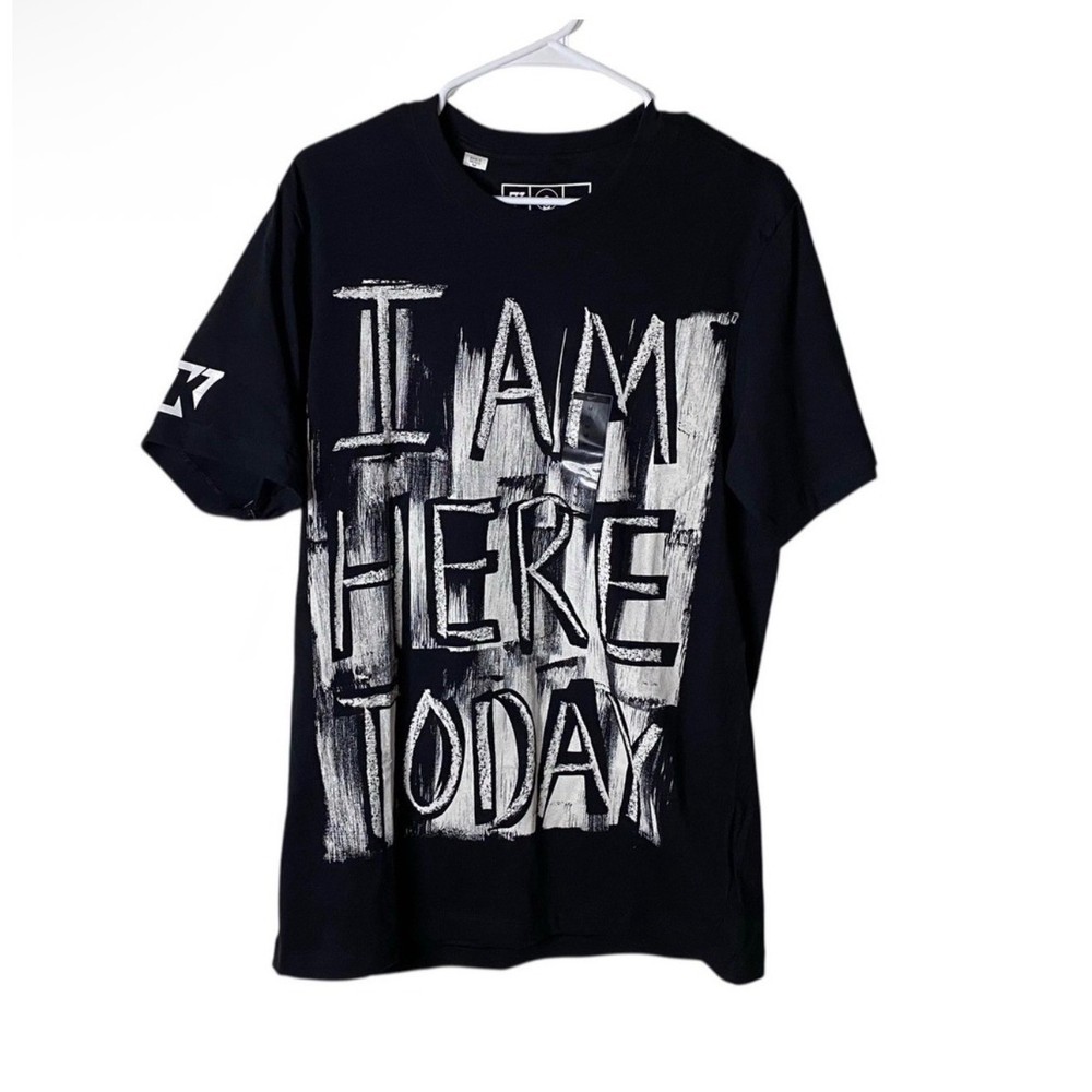 Nike True to 7 Colin Kaepernick Here Today Mens T Shirt Black Size L Limited