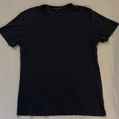 ROBERT BARAKETT Men Tshirt MEDIUM Pima Cotton BLUE soft Feel City Modern Classic