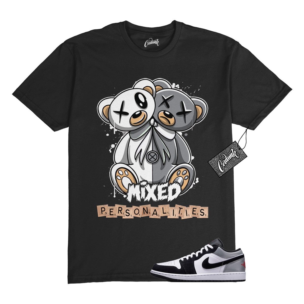 1 Black Matte Silver White Fire Red T Shirt Match MIXED gallery