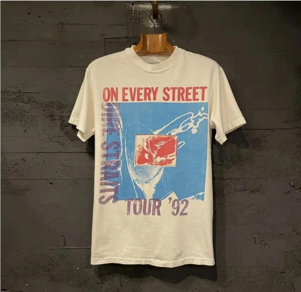 Dire Straits On Every Street Tee Unisex T-Shirt All Size ZA528