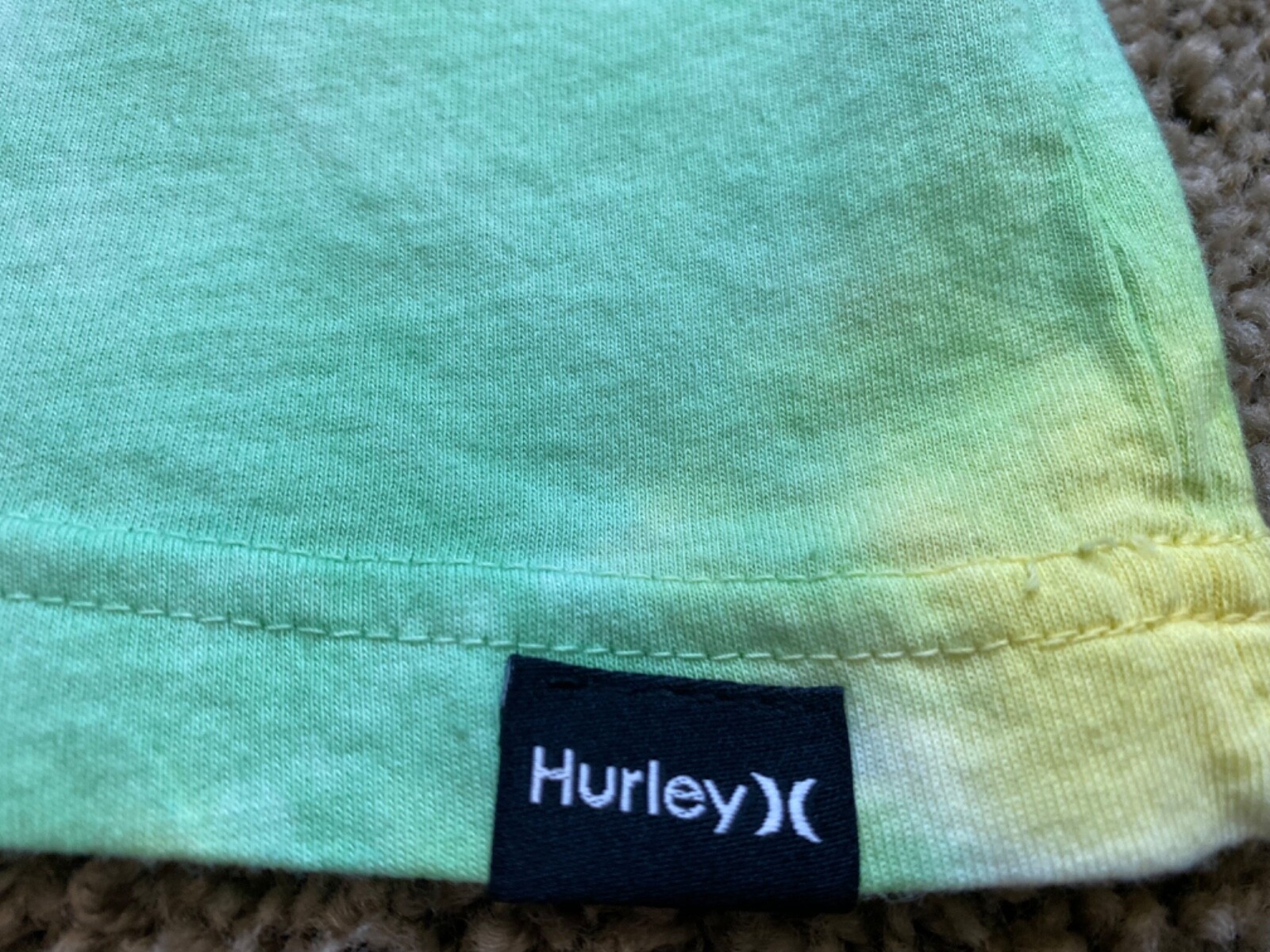 $34 BRAND NEW HURLEY MENS TEE T SHIRT TYE TIE DYE PRIDE MULTI COLOR RARE gallery