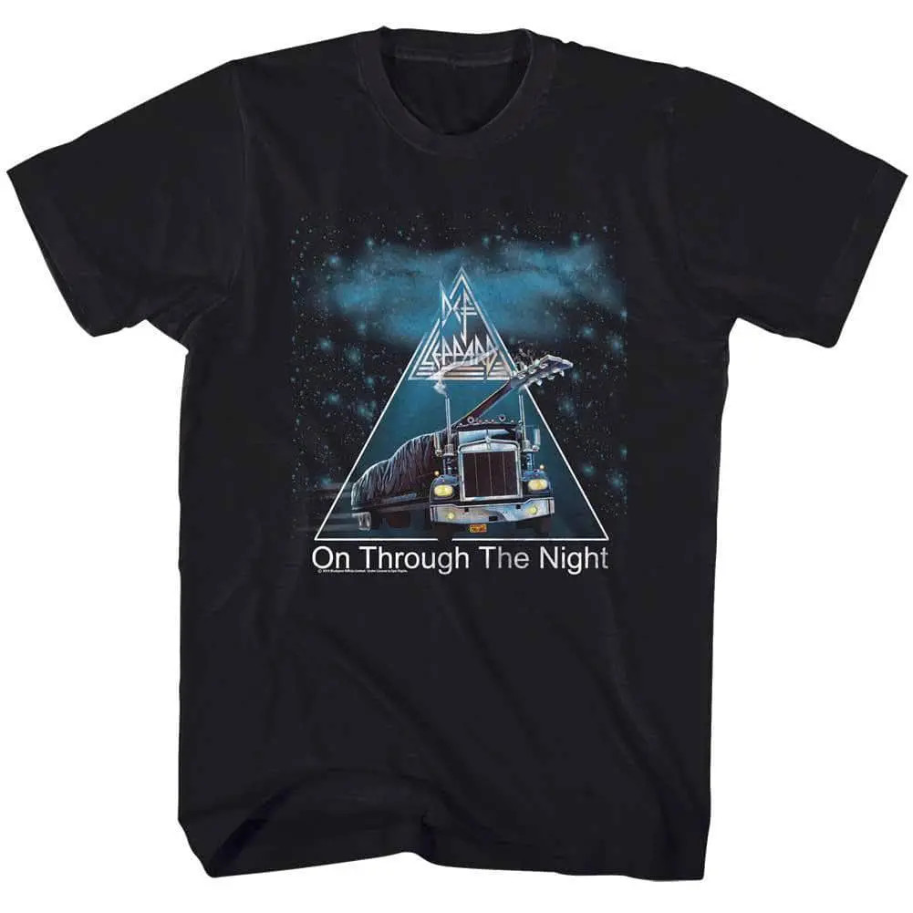 Def Leppard On Through The Night Album Men's T Shirt gallery