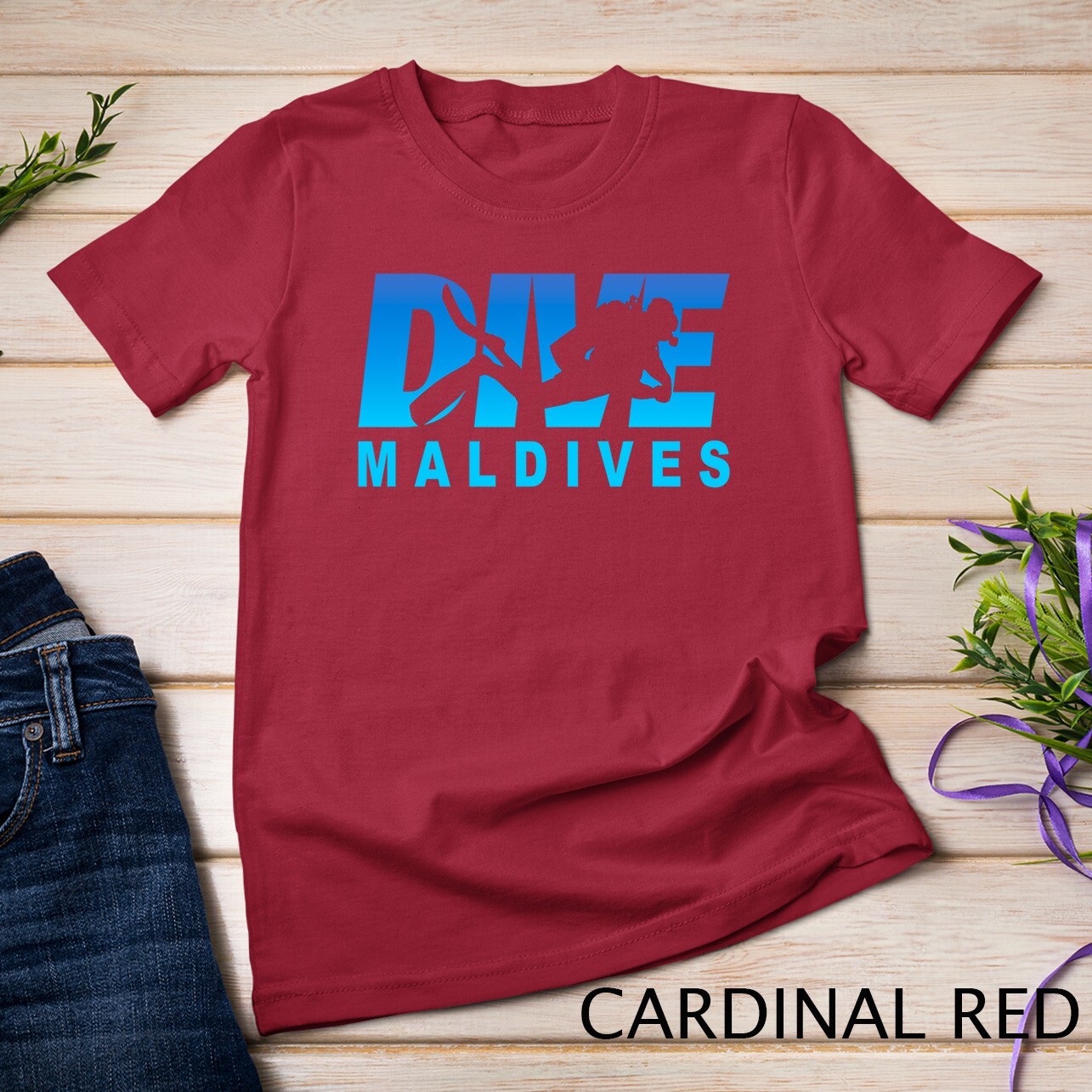 Dive Maldives, Scuba Diving in the Maldives Unisex T-shirt gallery