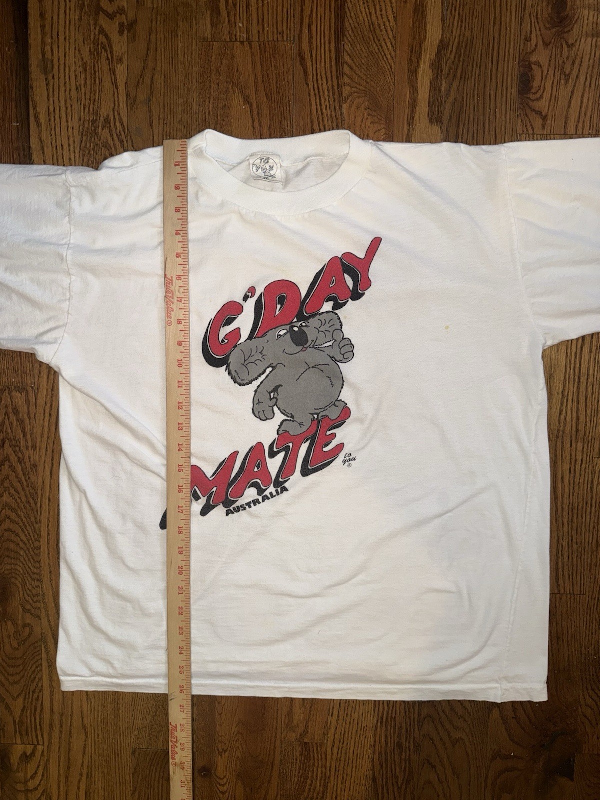 Vintage 90s “G’Day Mate” Australia Koala Graphic Single Stitch T-Shirt Men’s XL gallery