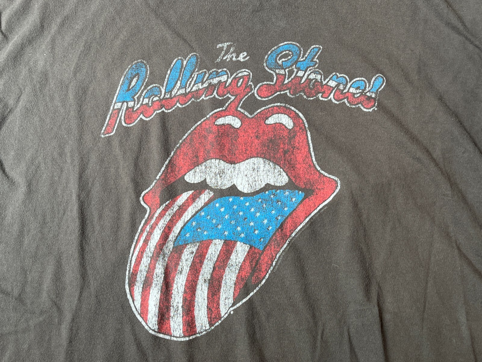 4 Rolling Stones Band Logo T-Shits, Bigger Bang Zip Code Tour MoMA 50 Years USED gallery
