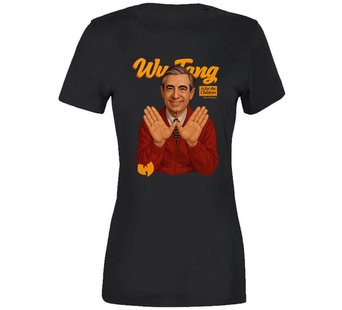 Wu-tang Is For The Children Mr Rogers Funny Parody T Shirt gallery