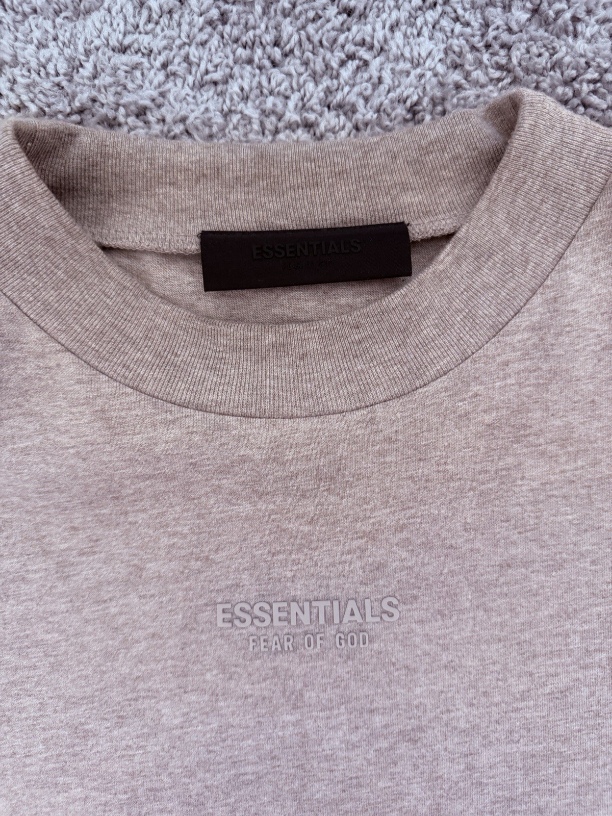 Fear of God Essentials Core Heather Long Sleeve Shirt FW23 Men’s Size Small gallery