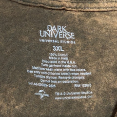 Epic Dark Universe Burning Blade Tavern Acid Wash UV Reactive Adult T-Shirt 3XL