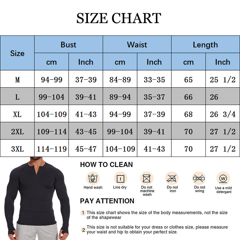 Men Compression Shirt Long Sleeve Athletic Fitness Quick-drying Breathable Tops gallery