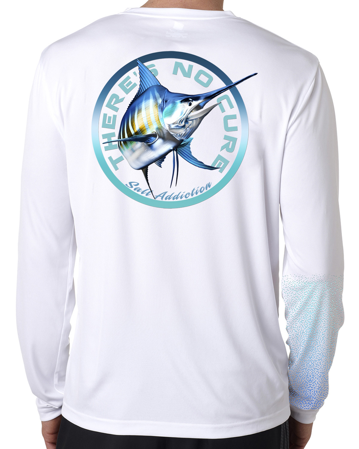 Salt Addiction t shirt long sleeve microfiber saltwater Marlin fishing upf 50+ gallery