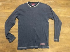 UNIONBAY Shirt, Men’s Size Medium, Green, Long Sleeve, Round Neck, Logo