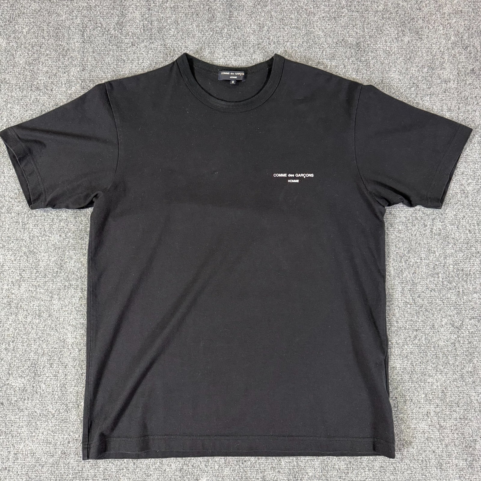 Comme des Garcons Homme Black T Shirt Men's Small gallery