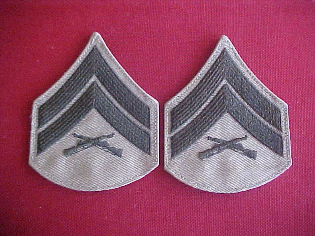 NEW US Marine Corps – Corporal Chevrons E-4 for FEMALE Khaki shirt